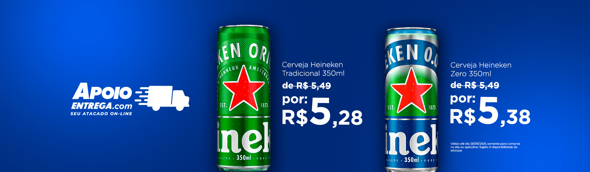 Cerveja Heineken 28/09